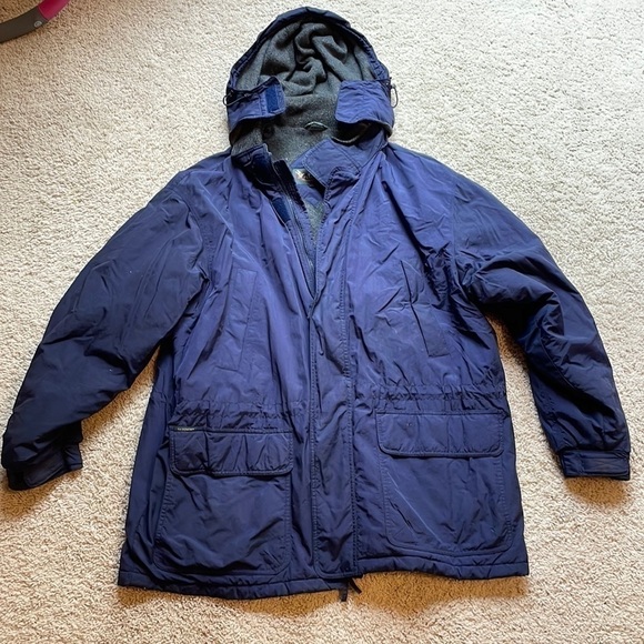 Bert Pulitzer collector edition XL winter coat in blue with removable hood - Picture 2 of 13